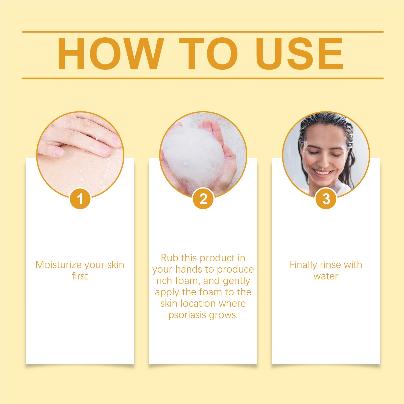 OCEAURA Herbal Psoriasis Care Soap, Soothing And Moisturizing Skin Refreshing Soap